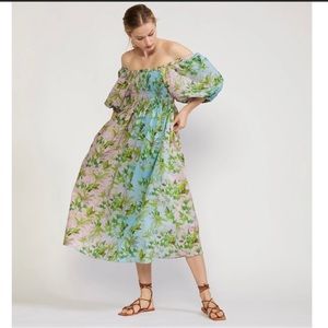 NWT Cynthia Rowley Alice Smocked Dress Size XS